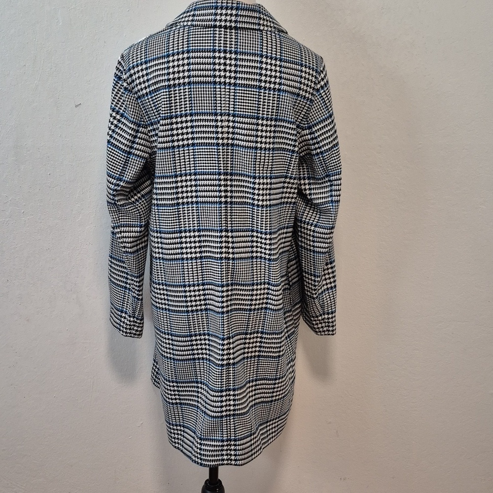 J. Jill Long Plaid Duster Plaid Jacket w Pockets Sz M Petite - Picture 9 of 15